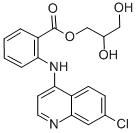 2,3-Dihydroxypropyl2-((7-chloroquinolin-4-yl)amino)benzoate Structure,3820-67-5Structure