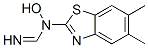 Methanimidamide,n-(5,6-dimethyl-2-benzothiazolyl)-n-hydroxy-(9ci) Structure,382135-86-6Structure