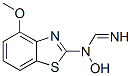 Methanimidamide,n-hydroxy-n-(4-methoxy-2-benzothiazolyl)-(9ci) Structure,382136-37-0Structure