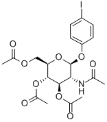 4’-Iodophenyl 2-acetamido-3,4,6-tri-o-acetyl-2-deoxy-b-d-glucopyranoside Structure,38229-75-3Structure