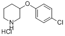 3-(4-Chlorophenoxy)piperidine hydrochloride Structure,38247-51-7Structure