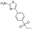 2-Amino-4-[4-(ethylsulphonyl)phenyl]-1,3-thiazole Structure,383129-84-8Structure