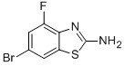 2-Amino-6-bromo-4-fluorobenzothiazole Structure,383131-45-1Structure