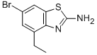 2-Benzothiazolamine,6-bromo-4-ethyl- Structure,383131-52-0Structure