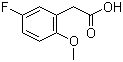 5-Fluoro-2-methoxyphenylacetic acid Structure,383134-85-8Structure