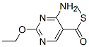 S-methyl 4-amino-2-ethoxy-5-pyrimidinecarbothioate Structure,383160-10-9Structure