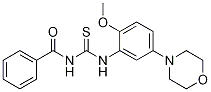 N-(2-methoxy-5-morpholinophenylcarbamothioyl)benzamide Structure,383870-86-8Structure