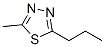 1,3,4-Thiadiazole, 2-methyl-5-propyl- Structure,38391-23-0Structure