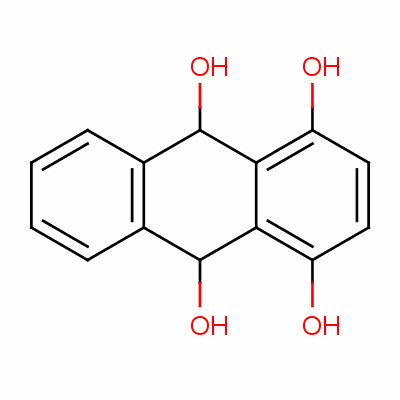 9,10-Dihydroanthracene-1,4,9,10-tetrol Structure,38399-72-3Structure