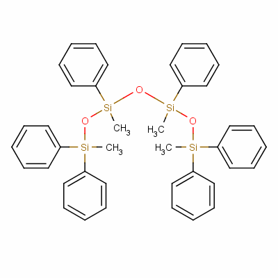 1,3,5,7-Tetramethyl-1,1,3,5,7,7-hexaphenyltetrasiloxane Structure,38421-40-8Structure