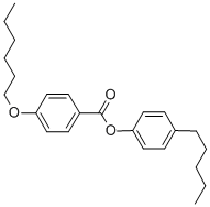 4-Hexyloxybenzoicacid-4-(n-pentyl)phenylester Structure,38444-15-4Structure