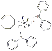 (1,5-Cyclooctadiene)bis(methyldiphenylphosphine)iridium(i) hexafluorophosphate Structure,38465-86-0Structure