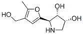 3,4-Pyrrolidinediol ,2-[4-(hydroxymethyl)-5-methyl-2-furanyl ]-,(2r,3s,4r)-(9ci) Structure,385766-45-0Structure