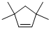 3,3,5,5-Tetramethylcyclopentene Structure,38667-10-6Structure