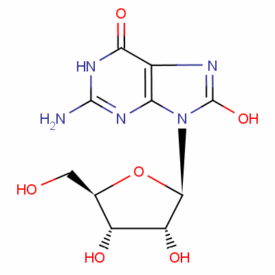 8-Hydroxy guanosine Structure,3868-31-3Structure