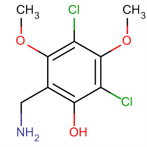 2-(Aminomethyl)-4,6-dichloro-3,5-dimethoxyphenol Structure,38730-59-5Structure