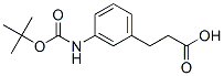 3-(3-[(Tert-butoxycarbonyl)amino]phenyl)propanoic acid Structure,387360-95-4Structure