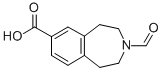 3-Formyl-2,3,4,5-tetrahydro-1h-benzo[d]azepine-7-carboxylic acid Structure,387876-60-0Structure