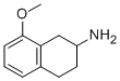 8-Methoxy-1.2.3.4-tetrahydronaphthalen-2-ylamine Structure,3880-77-1Structure