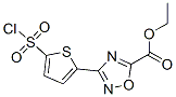 Ethyl 3-[5-(chlorosulfonyl)-2-thienyl]-1,2,4-oxadiazole-5-carboxylate Structure,388088-70-8Structure