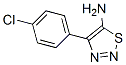 4-(4-Chlorophenyl)-1,2,3-thiadiazol-5-amine Structure,388088-77-5Structure