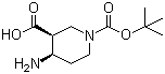 4-Amino-piperidine-1,3-dicarboxylic acid 1-tert-butyl ester Structure,388108-90-5Structure