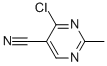 4-Chloro-2-methylpyrimidine-5-carbonitrile Structure,38875-74-0Structure