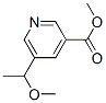 5-(1-Methoxyethyl)-3-pyridinecarboxylic acid methyl ester Structure,38940-66-8Structure