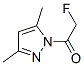 1H-pyrazole,1-(fluoroacetyl)-3,5-dimethyl-(9ci) Structure,38941-41-2Structure