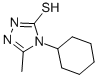 4-Cyclohexyl-5-methyl-4h-1,2,4-triazole-3-thiol Structure,38942-56-2Structure