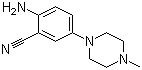 2-Amino-5-(4-methylpiperazin-1-yl)benzonitrile Structure,38943-98-5Structure