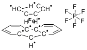 Cyclopentadienyl(fluorene)iron hexafluorophosphate Structure,38959-35-2Structure