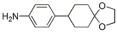 4-(1,4-Dioxaspiro[4,5]dec-8-yl) benzenamine Structure,389602-90-8Structure