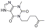 1-(5-Ketohexyl)-3-methyl Xanthine Structure,38975-46-1Structure