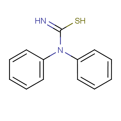 1,1-Diphenyl-2-thiourea Structure,3898-08-6Structure