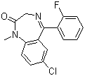 Fludiazepam Structure,3900-31-0Structure