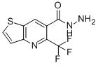 5-(Trifluoromethyl)thieno[3,2-b]pyridine-6-carboxylic acid,hydrazide Structure,390357-05-8Structure