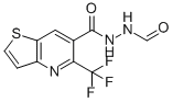 5-(Trifluoromethyl)thieno[3,2-b]pyridine-6-carboxylic acid,2-formylhydrazide Structure,390357-06-9Structure