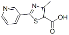 4-Methyl-2-pyrid-3-ylthiazole-5-carboxylic acid Structure,39091-01-5Structure