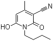 N-Butyl-3-cyano-6-hydroxy-4-methyl-2-pyridone Structure,39108-47-9Structure