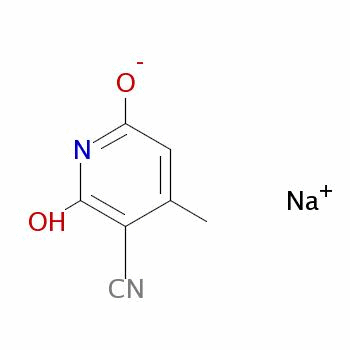 1,2-Dihydro-6-hydroxy-4-methyl-2-oxonicotinonitrile,sodium salt Structure,39120-56-4Structure