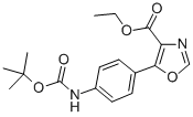 Ethyl 5-[(4-N-Boc-amino)phenyl]-1,3-oxazole-4-carboxylate Structure,391248-22-9Structure