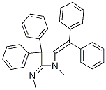 N-[4-(diphenylmethylene)-1-methyl-3,3-diphenylazetidin-2-ylidene]methanamine Structure,39129-62-9Structure