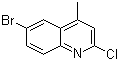 6-Bromo-2-chloro-4-methylquinoline Structure,3913-19-7Structure