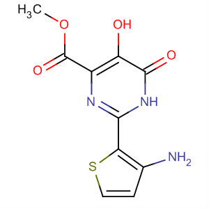 2-(3-Amino-thiophen-2-yl)-5,6-dihydroxy-pyrimidine-4-carboxylic acid methyl ester Structure,391680-97-0Structure