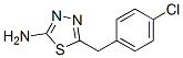 2-Amino-5-(4-chlorobenzyl)-1,3,4-thiadiazole Structure,39181-43-6Structure