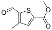 Methyl 5-formyl-4-methyl-2-thiophenecarboxylate Structure,391936-75-7Structure