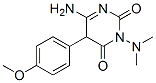 6-Amino-3-(dimethylamino)-5-(4-methoxyphenyl)pyrimidine-2,4(3h,5h)-dione Structure,39265-99-1Structure