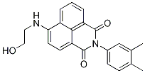 2-(3,4-Dimethylphenyl)-6-[(2-hydroxyethyl)amino]-1h-benzo[de]isoquinoline-1,3(2h)-dione Structure,392670-85-8Structure