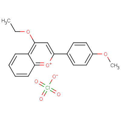 Ethyl-[2-(4-methoxyphenyl)chromen-4-ylidene]oxidanium perchlorate Structure,39273-52-4Structure